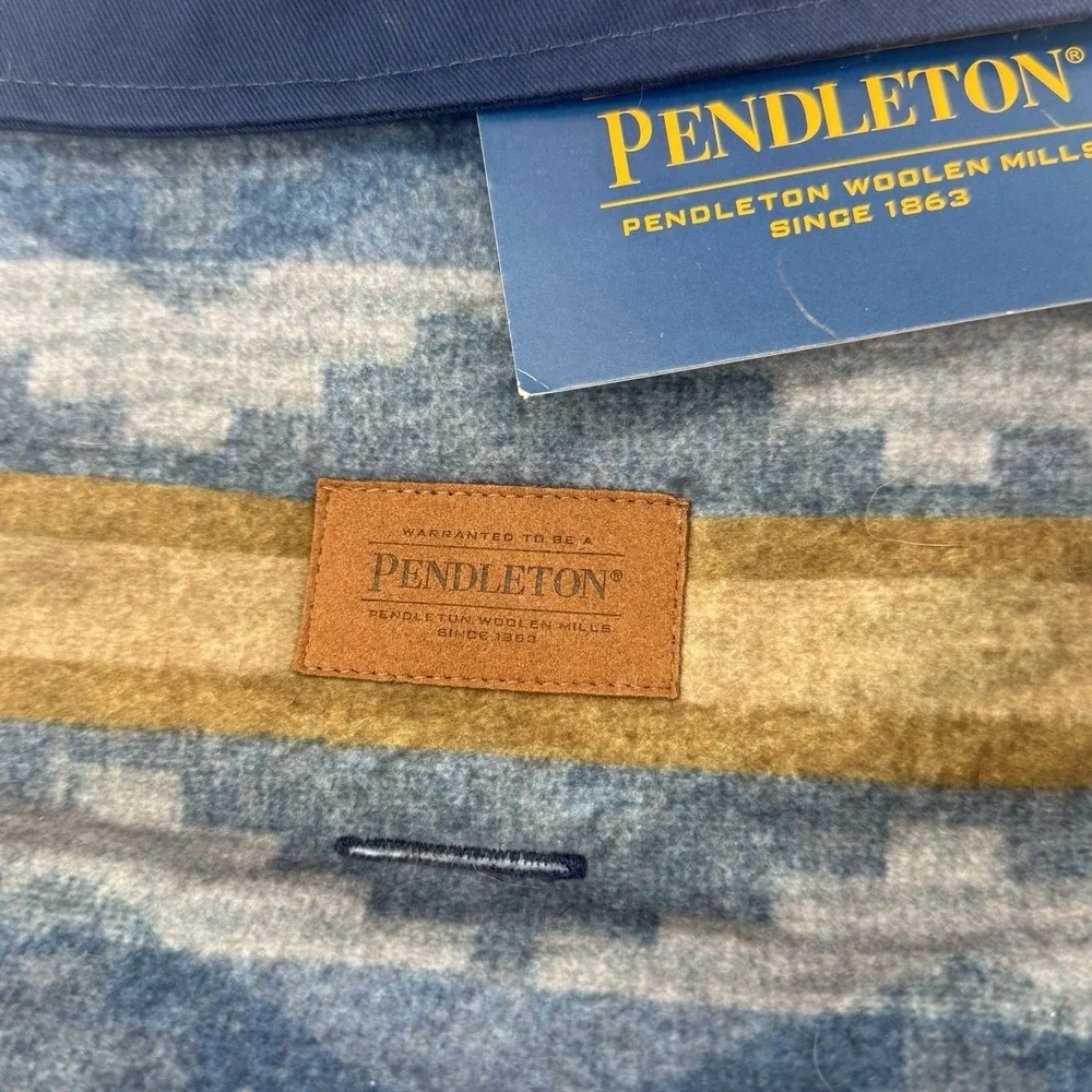 Pendleton Pet‎ Coat Medium Blue Aztec Southwestern Dog Jacket NWT